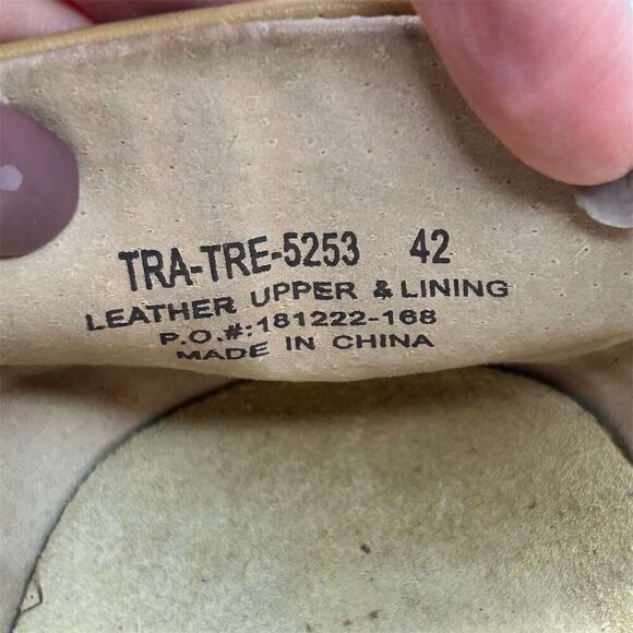 TRAQ by Alegria Dark Yellow Leather Closed Toe Sandals Size 42 (US 11.5-12) - Picture 14 of 14